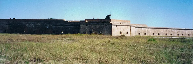 Brick bastion of Fort Pickens