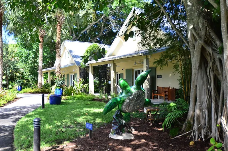 Garden entrance at McKee Botanical Garden