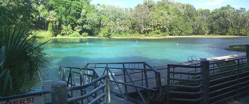 Panorama of Rainbow Springs State Park