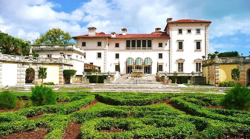 Villa Vizcaya seen from its gardens